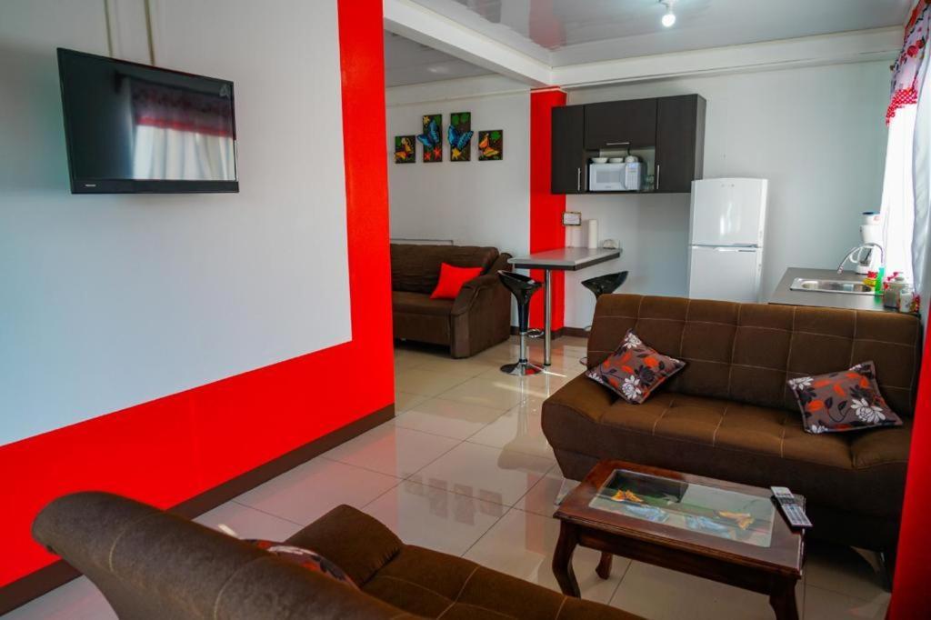 شقة Apartamento Equipado En El Centro De La Fortuna المظهر الخارجي الصورة